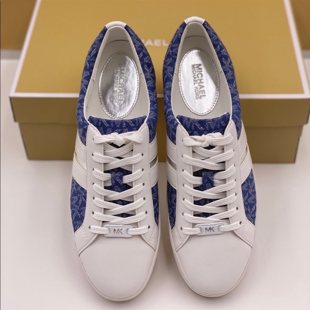 Michael Kors Denim Sneakers - Picture 2 of 8